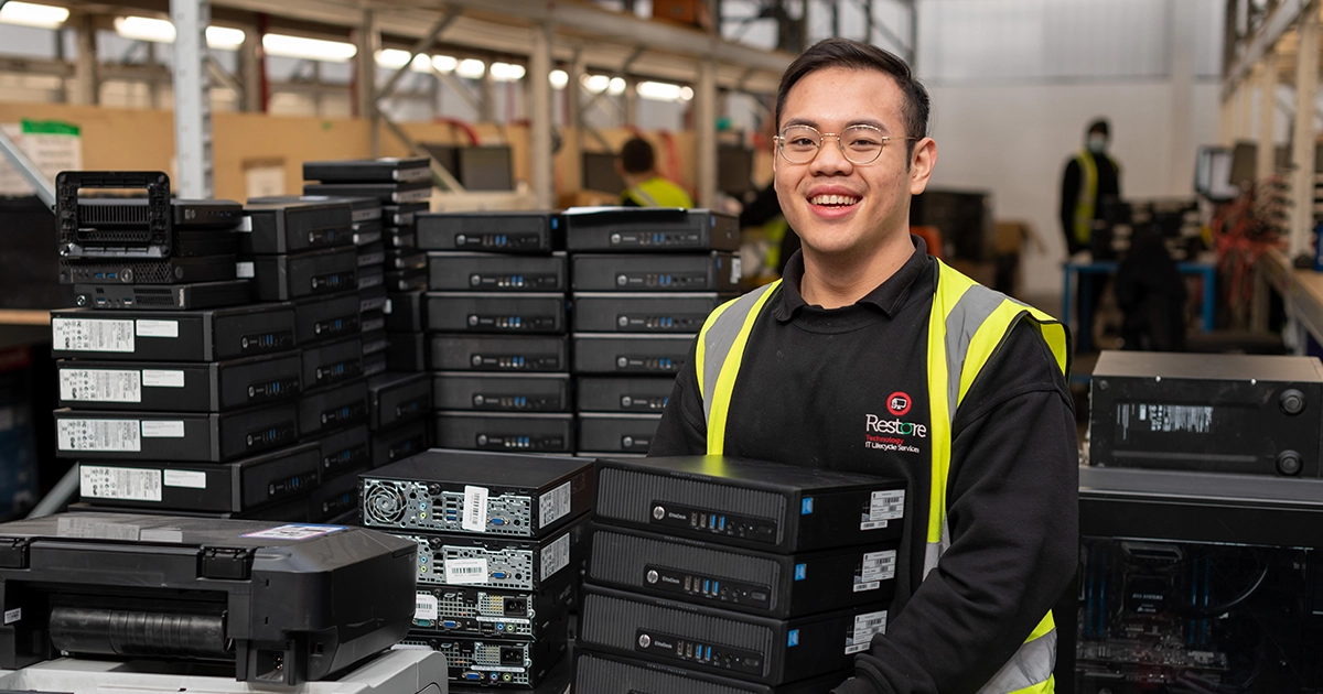 Business laptops safely recycled and disposed in UK